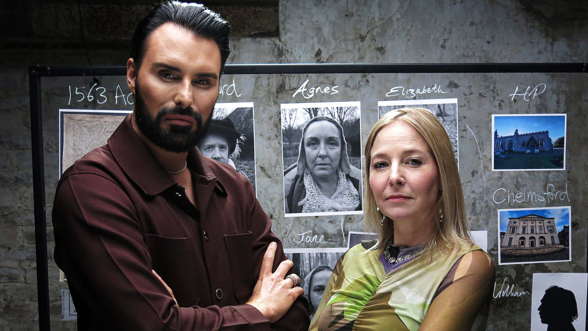WITCHES OF ESSEX WITH RYLAN AND PROF ALICE ROBERTS HISTORY CHANNEL OCTOBER 25